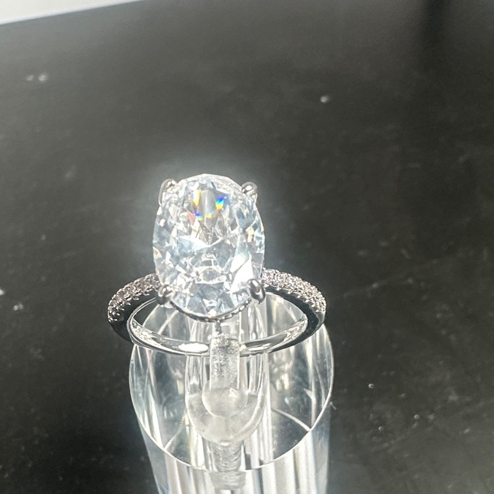 Fashion Jewelry Silver Ring Size 6 - Picture 6 of 9
